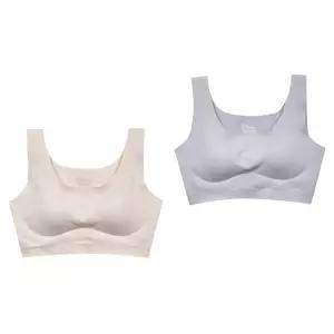 무봉제 스포츠 브라 초등 중등 주니어 속옷 2매 학생