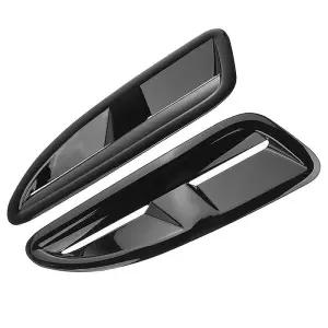 본넷덕트 재규어 XKR 차량용 전면 후드 보넷 검은색 통풍구 커버 트림 XK8 1세트