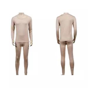 남성 겨울 기모 부드러운 할아버지 내복 세트 두꺼운