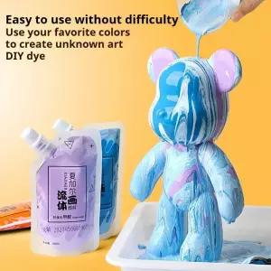 천아트물감 천물감 옷물들이기 멀티 컬러100MLxiajiaer 유체 그림 페인트 diy 아크릴 미술 학생