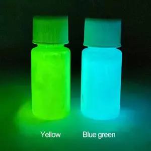 천아트물감 천물감 옷물들이기 어둠 속 2병 예술 파티 용 페인트 블루 그린 형광체 안료 20g