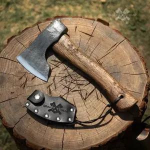 장작 한손도끼 토마호크 땔감 야외 야영 마체테 짧은 케이스 손도끼