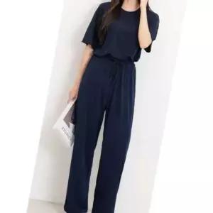 여자 아이스반팔티 밴딩바지 세트 출근룩 오피스룩 데