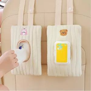 육아용품 외출용 차량용 물티슈 케이스 휴대용 티슈 파우치 유모차 걸이형