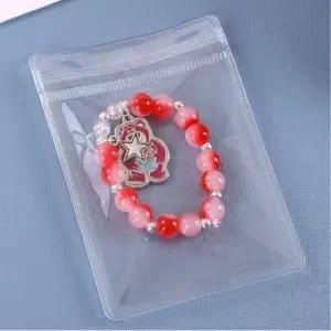 귀걸이 팔찌 수집가용 변색방지 PVC 지퍼백 보석 보관 포장 비닐 소품 정리