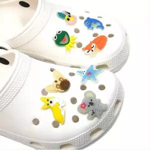 어린이 선물 야광 실내화 꾸미기 동물 파츠 슬리퍼 운동화 장식 소품