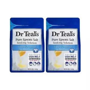 닥터틸즈 엡섬 솔트 입욕제 1.36kg x 2 밀크 허니 반신욕 족욕 목욕 스크럽 부드러운 바디