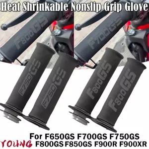 BMW F650GS F700GS F750GS F800GS F850GS F900R F900XR GS 오토바이 범용 열 수축 그립 커버 미끄럼 방지