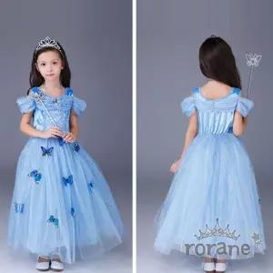여아 나비 신디 공주드레스 반팔 fQT3+6HUf