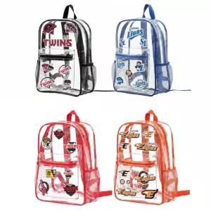 가벼운 투명 백팩 방수 PVC 직관야구장 가방