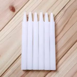 다용도 백색 연꽃 양초 6p 일반초 밀랍 결혼식 제사초