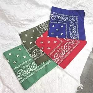 페이즐리 반다나 손수건 55x55cm 컬러손수건 두건 스카프 pKh5+4uPH