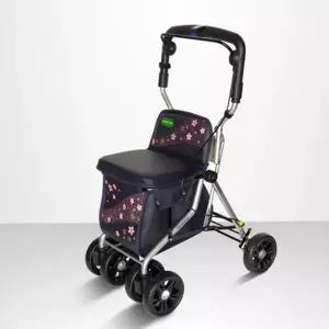 성인 보행기 다기능 접이식 실버카 어르신 보행보조기 노인용 보행차