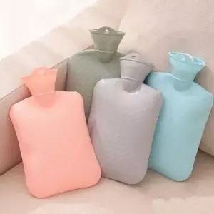 핫 물주머니 부드러운 휴대용 생리통 보온 물주머니 겨울 개인용 온수