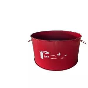 야외 소각 드럼통 훈련용 원형 철제 화로 공사장 난로