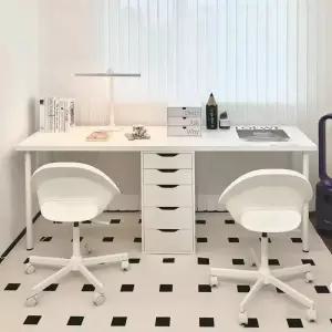 2인용책상 모듈데스크 서랍형수납장 컴퓨터테이블 미니멀디자인 스튜디오 방송