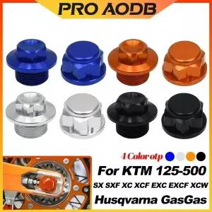 오토바이 CNC 전방 및 후방 휠 액슬 잠금 너트 나사 KTM EXC EXCF SX SXF XC XCF XCW TPI 125 150 200 250