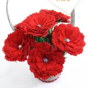 DIY 스승의날 어버이날 만들기 부모님 1인용 꽃바구니 초등 펠트 키트 감사 카네이션 가정의달 선물