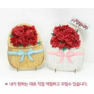 가정의달 어버이날 축하 꽃바구니 스승의날 선물 조화 감사 부모님 DIY 초등 키트 카네이션 만들기 5인용