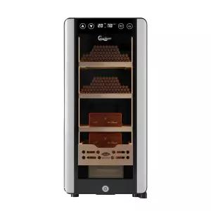 시가보관함 시가휴미더 원목케이스 습도조절기 칸막이 아날로그습도계 서재인테리어