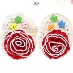 뱃지 가정의달 어버이날 부모님 코사지 핀 감사 브로치 2개1세트 스승의날 꽃브로치 선물 DIY 카네이션 만