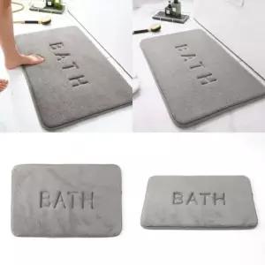 ( )극세사 메모리폼 발매트 60x40cm 그레이 주방용발매트 주방발매트 싱크대발판