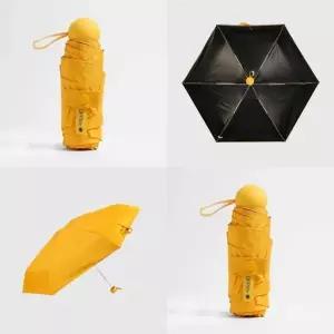 ( )UV차단 5단 양산겸 우산 옐로우 여름 자외선차단양산