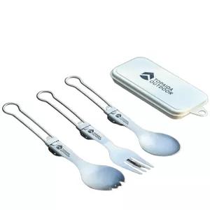 캠핑수저세트 접이식 티타늄 야외 젓가락 숟가락 경량