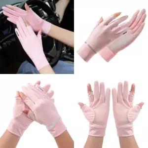 ( )여성 2컷 장갑 핑크 자외선차단장갑 등산여름장갑 쿨장갑
