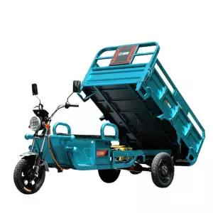 농업용 소형트럭 삼륜차 운반차 전동 적재함 바이크 덤프 미끄럼방지휠 고하중