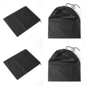 ( )한쪽 스트링 부직포 파우치 20p세트 44x53cm 블랙 부직포더스트백 부직포봉투