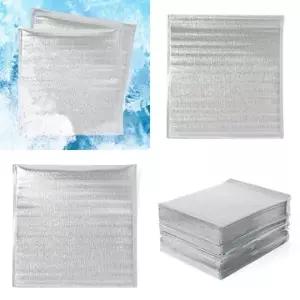 ( )접착식 은박 보냉봉투 50p세트 50x50cm 피크닉보냉백 보냉팩 일회용보냉백