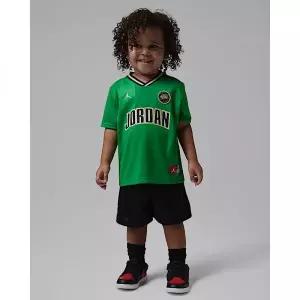 [나이키]조던 베이비 스포츠 저지 앤 메쉬 쇼츠 세트 - 블랙럭키 그린 IU5281-011 415997
