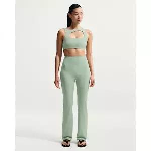 [나이키]젠비 여성 하이웨이스트 플레어 노 프론트 심 레깅스 - 스팀화이트 II5224-006 416175