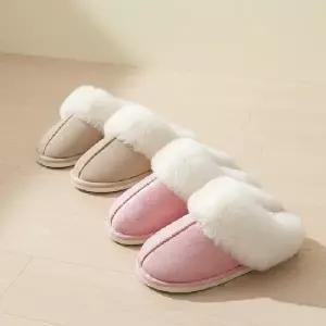 따뜻한 겨울 털실내화 방한 거실화 조리원 출산 준비물 슬리퍼 4color