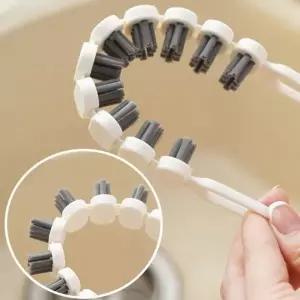 ( )편리한 미니 유연 틈새 브러쉬 욕실 세면대 청소솔