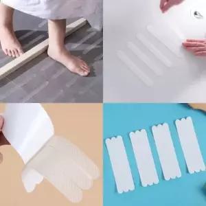 ( )바닥 미끄럼방지 투명 스티커 48p세트 2x20cm 라인 주방 욕조