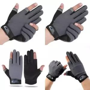 ( )메쉬 남성 2컷 장갑 그레이 배드민턴장갑 여름용등산장갑 등산장갑