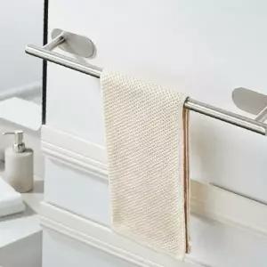 ( )스테인리스 욕실 수건걸이 무타공 벽걸이 타월걸이 40cm 접착형