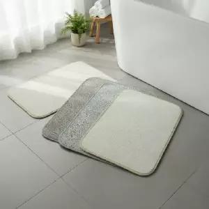 도톰한 욕실 사각 발매트 80x50 현관 주방 거실 카페트 미끄럼방지