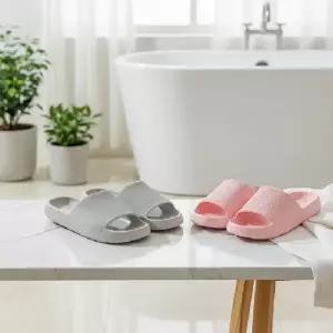 씬유어리 논슬립 거실 욕실화 푹신한 쿠션 슬리퍼 3컬러