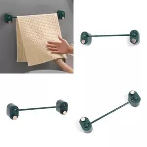 ( )코너 벽면 접착식 수건걸이 30cm 그린 화장실수건걸이 욕실수건정리 화장실걸이