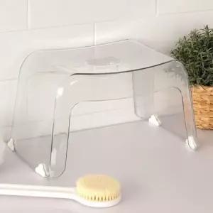 ( )목욕 욕실 화장실 스툴 발받침대 미끄럼 방지 투명 의자