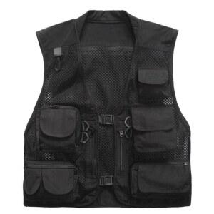 여름용작업조끼 망사 빅사이즈 단체복 로고 블랙