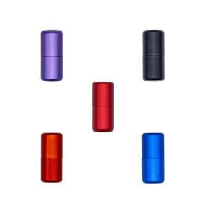 투투시오 40pcs 신발끈 잠금 버클, 5가지 색상 노타이 알루미늄 커넥터 캡슐 잠금 버클 신발 레이스 팁 끝 스니커즈 등산화 보드 신발 캐주얼 신발용 턴 버클