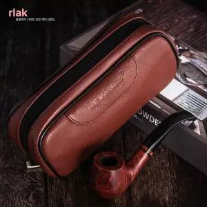 곰방대 담배 흡연 파이프 가죽 방지 냄새 가방 휴대용