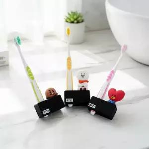 (옵션 칫솔홀더 타타-반)귀여운 캐릭터 칫솔걸이 욕실 벽걸이 거치대 위생 보관함