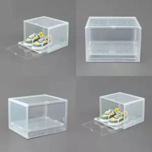 ( )슬라이딩 신발정리함 화이트 거실 투명도어신발정리함