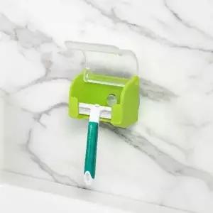 ( )욕실 면도날 보관함 벽걸이 거치대 흡착식 면도기걸이 위생 보관