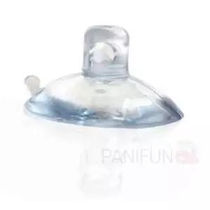 [생활] 정리판 100개 흡착판 큐방 원터치 압착판 다용도 고무 투명 26mm